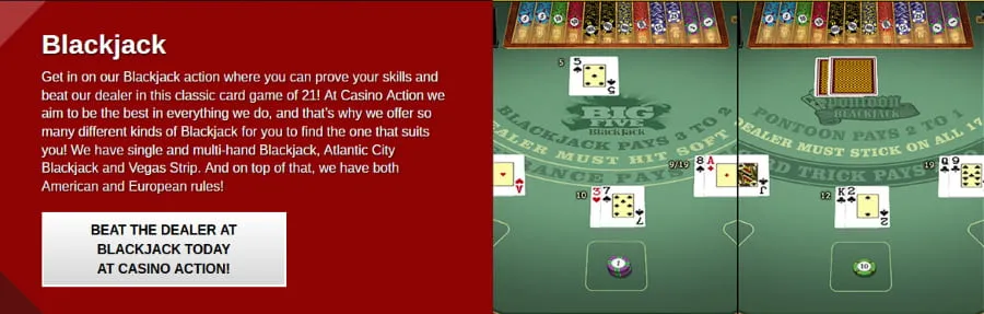 Casino Action blackjack