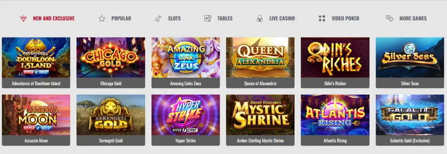 Platinum Play Casino new slots